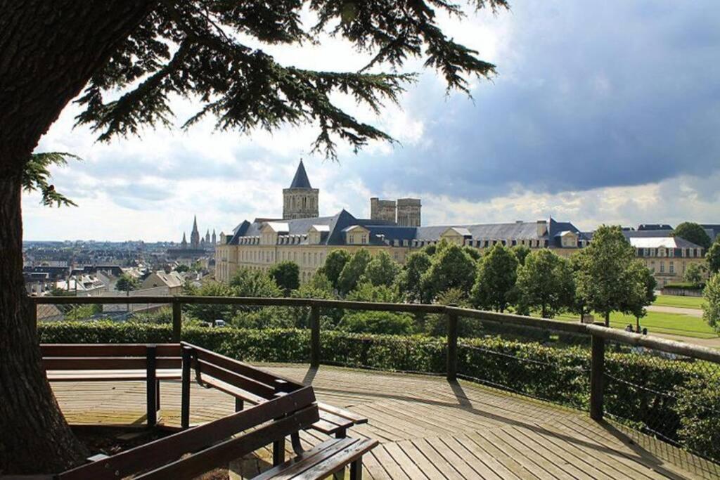 Appartement Avec Jardin Au Pied Du Centre-Ville Caen Exterior foto